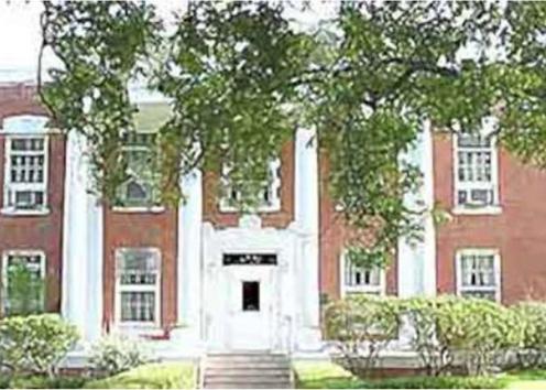 The front view of the Austin State School
